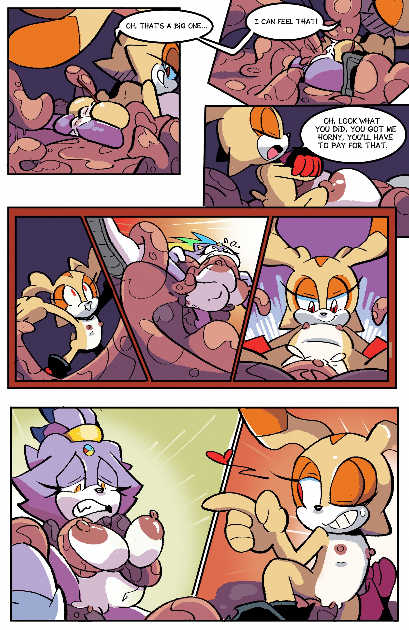 Cream vs. Blaze porn comic picture 5