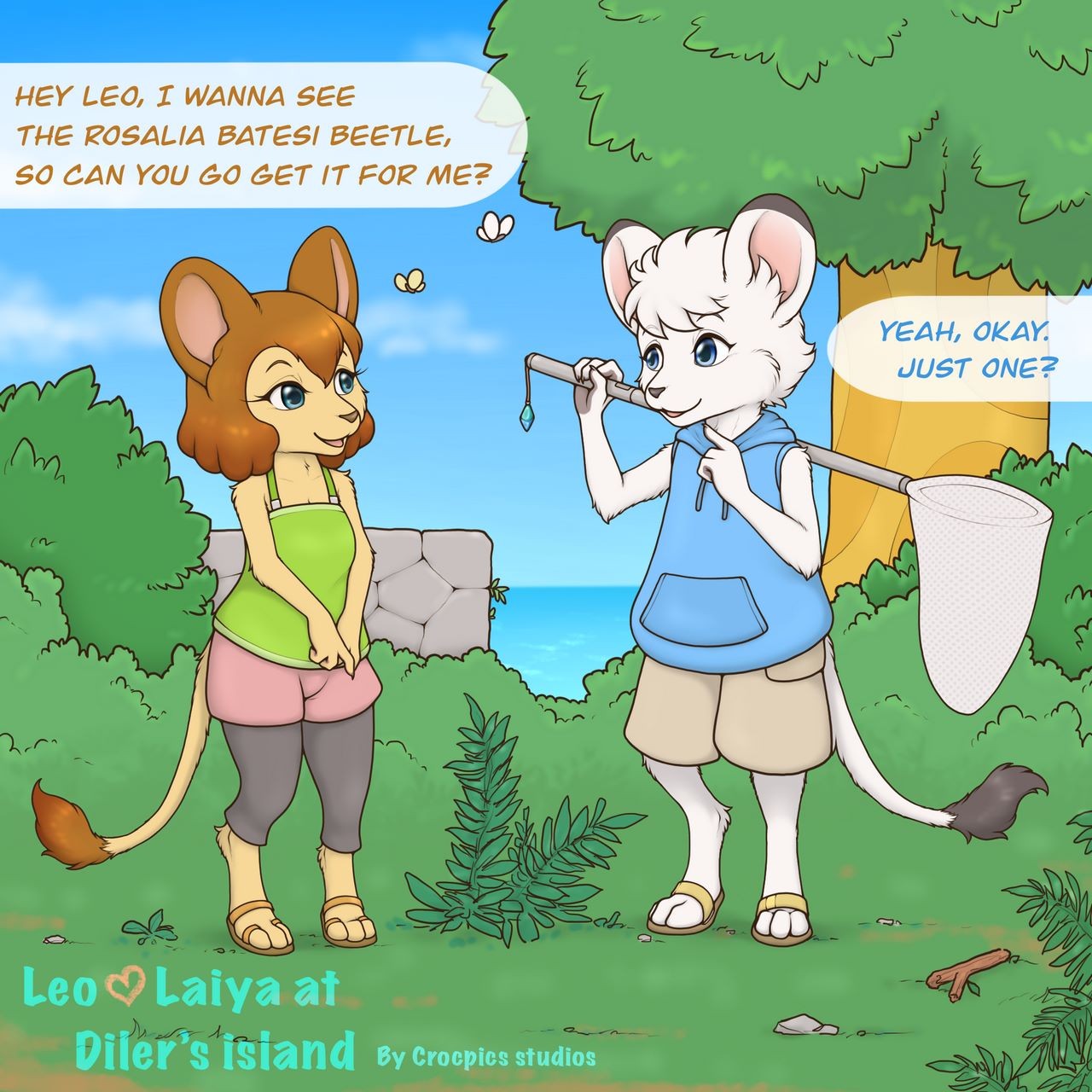 Crocodiler Owen - Leo♡Laiya at Diler’s island porn comic picture 2