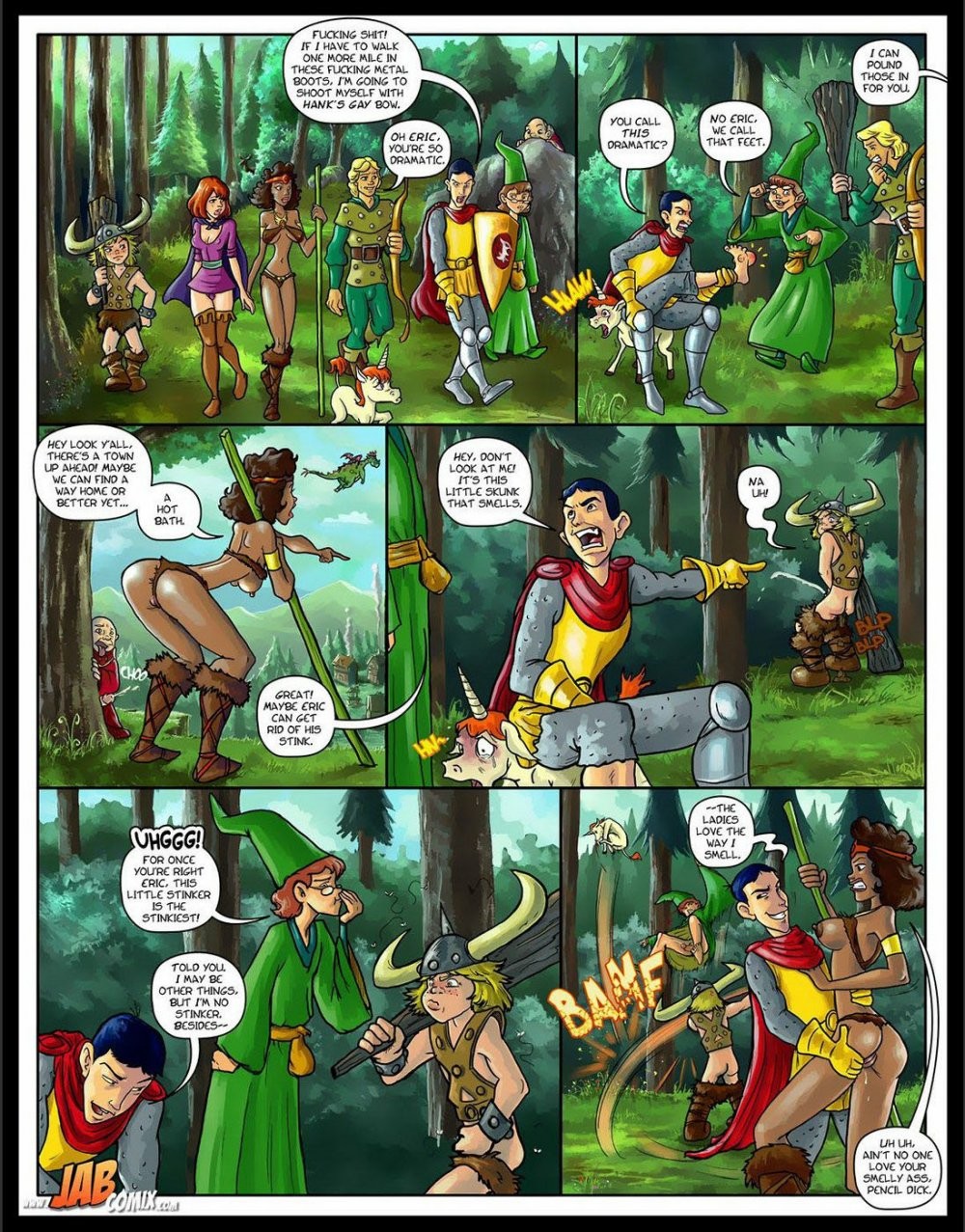 Da’younguns And Dragon porn comic picture 2