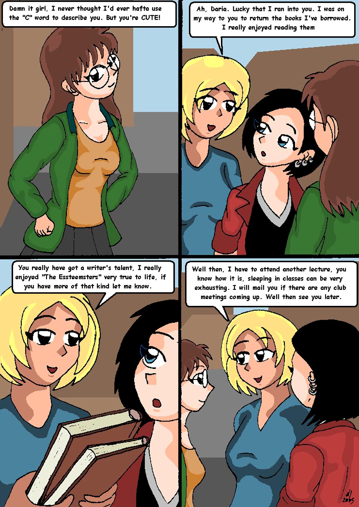 Daria Joins the Triple Cross Club porn comic picture 28
