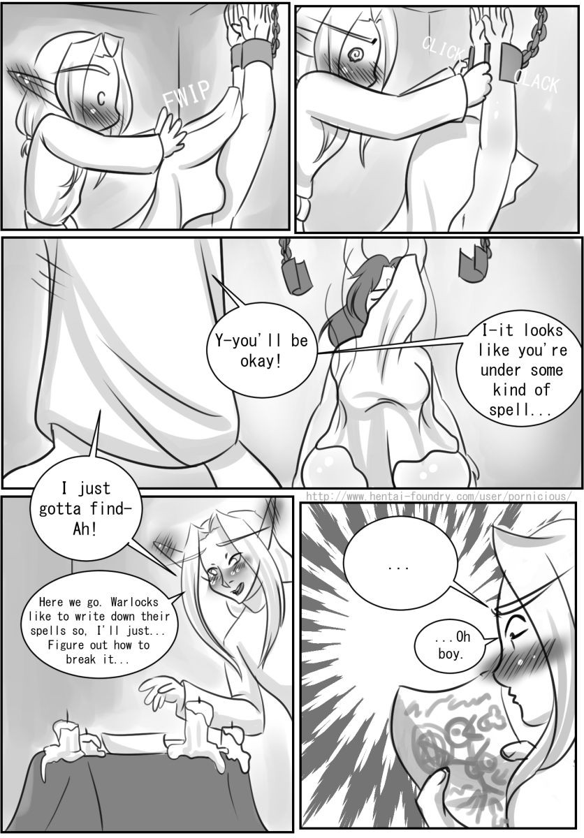 Dark Magic porn comic picture 3