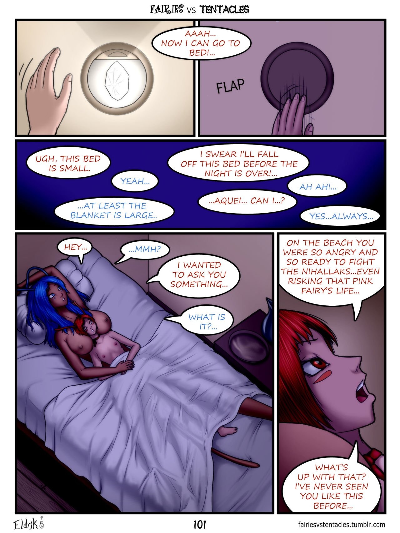 Fairies vs Tentacles 2 porn comic picture 38