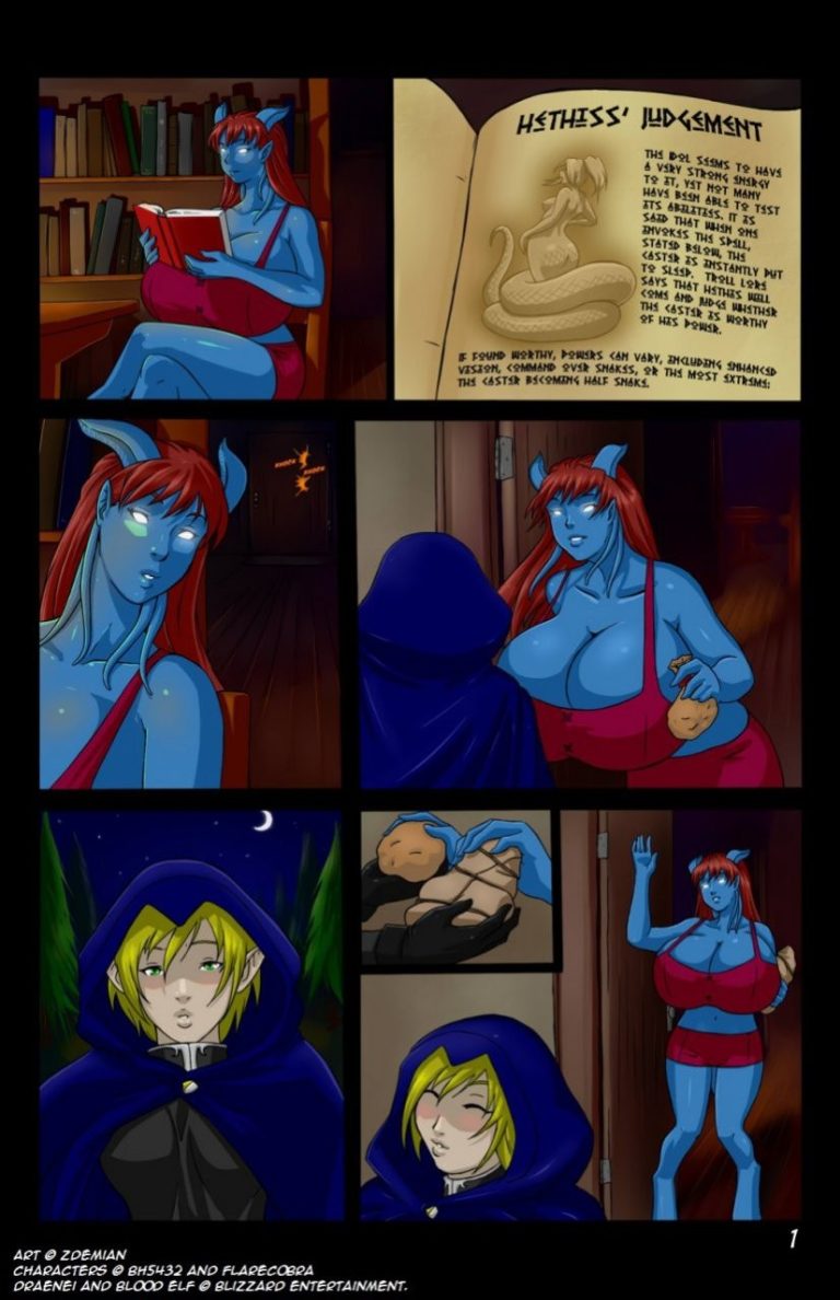 Flare's New Look porn comic picture 1