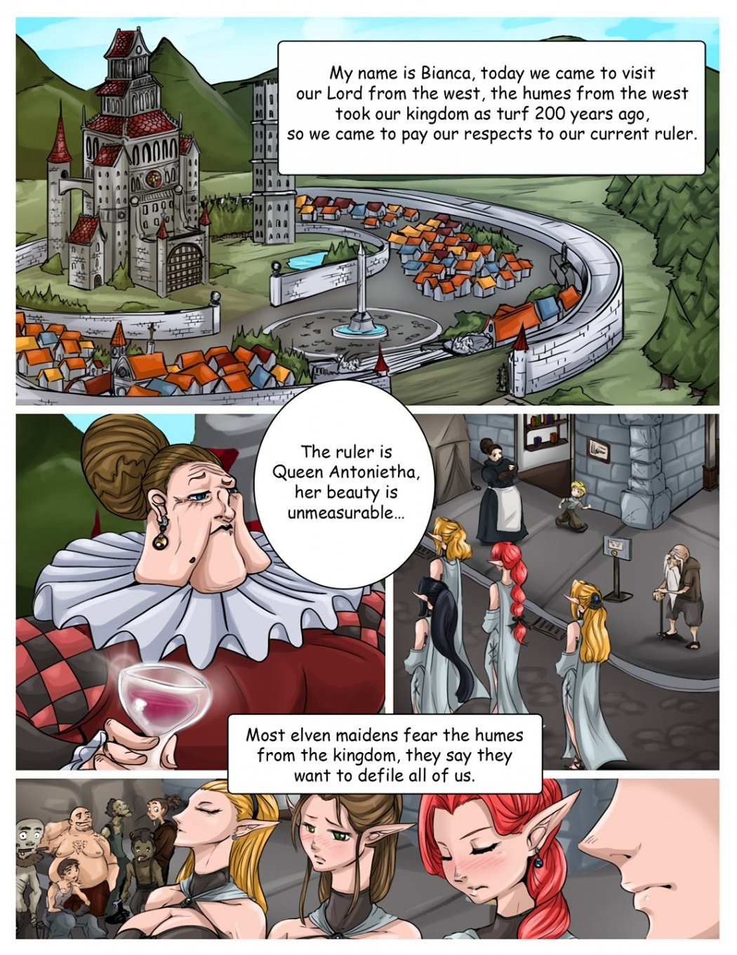 Forbidden Elf porn comic picture 2