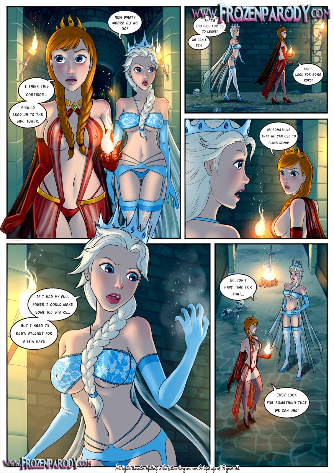 Frozen Parody 5 porn comic picture 1