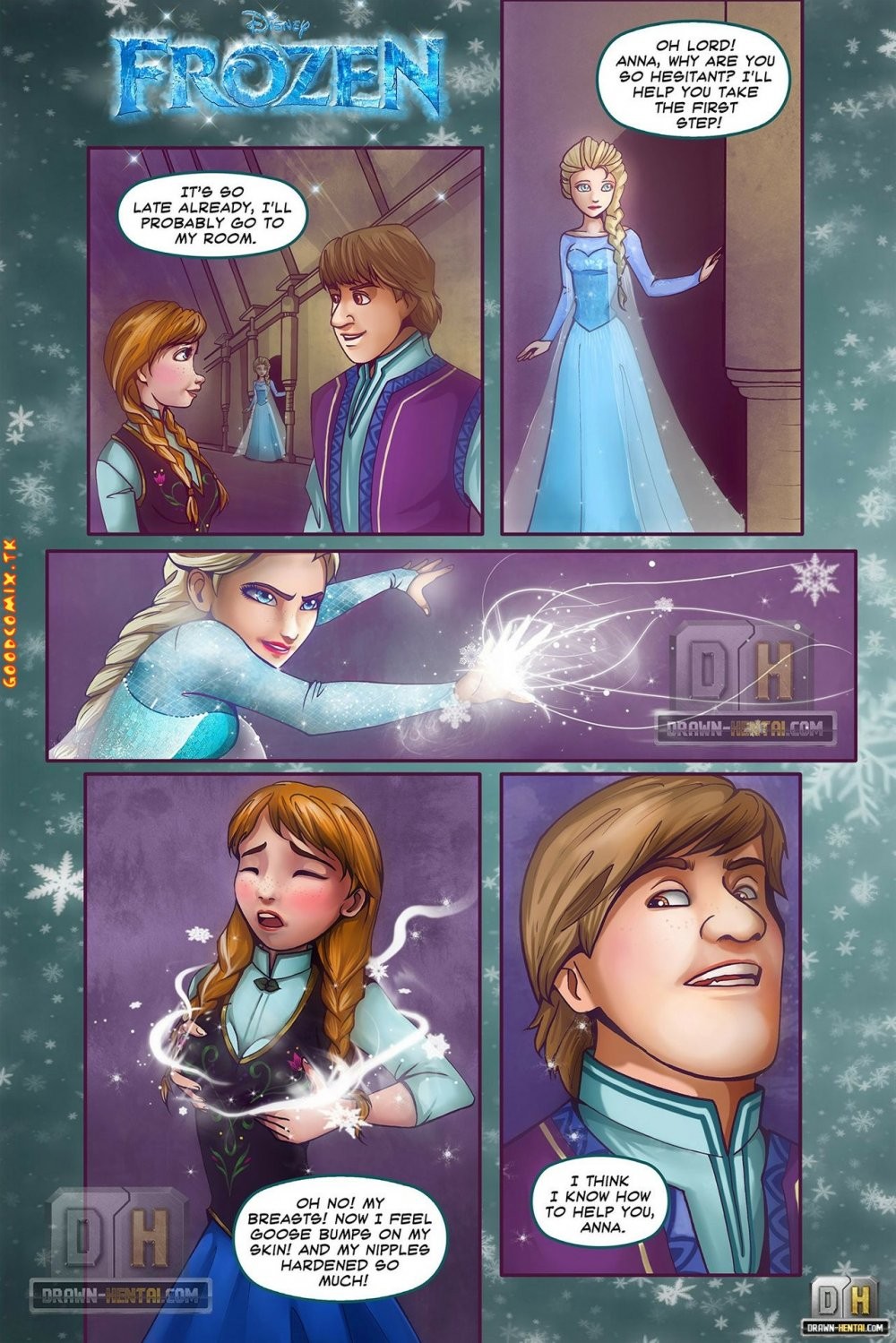 Frozen porn comic picture 1