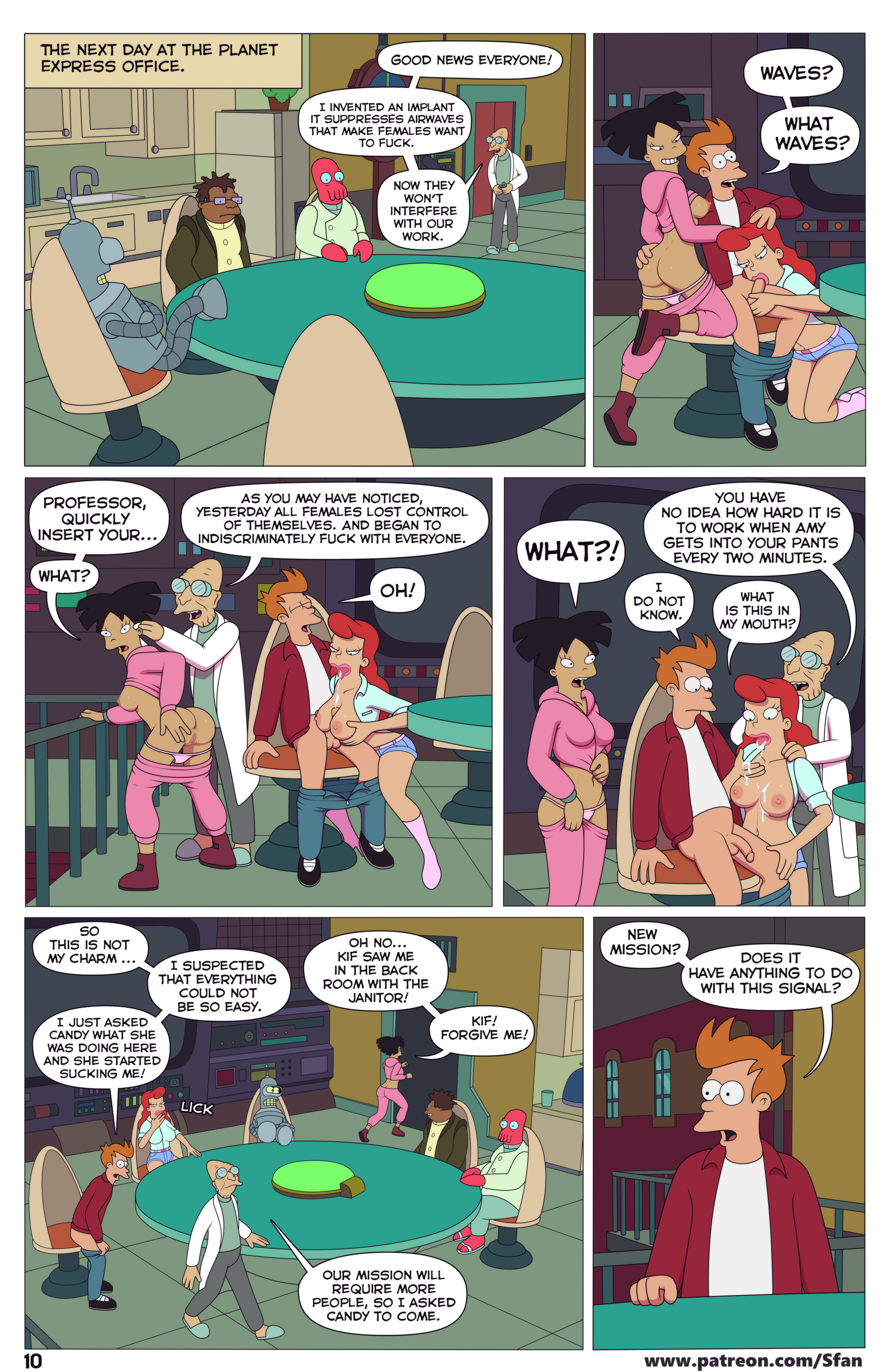 Fry's Phone List porn comic picture 11