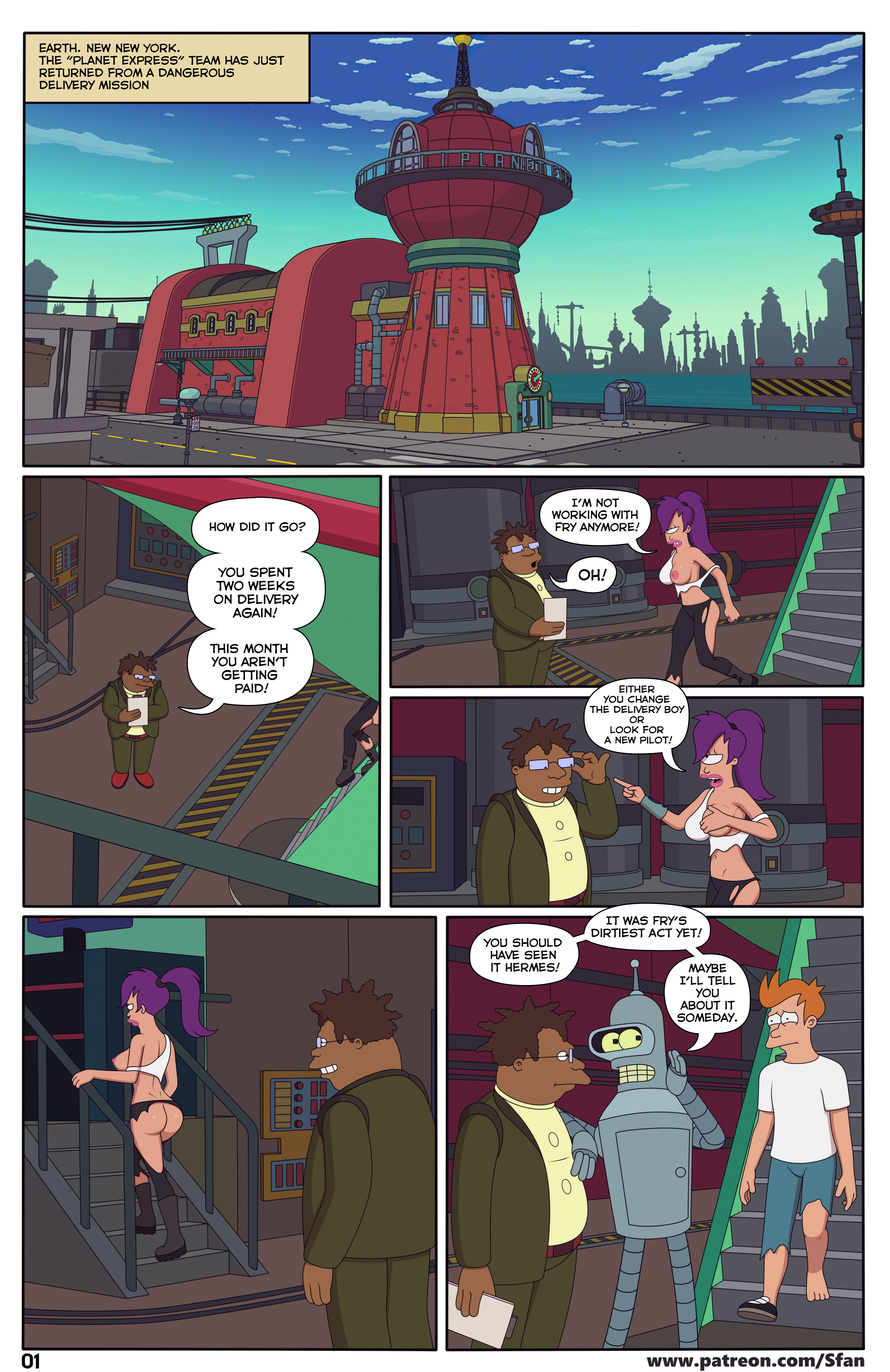 Fry's Phone List porn comic picture 2