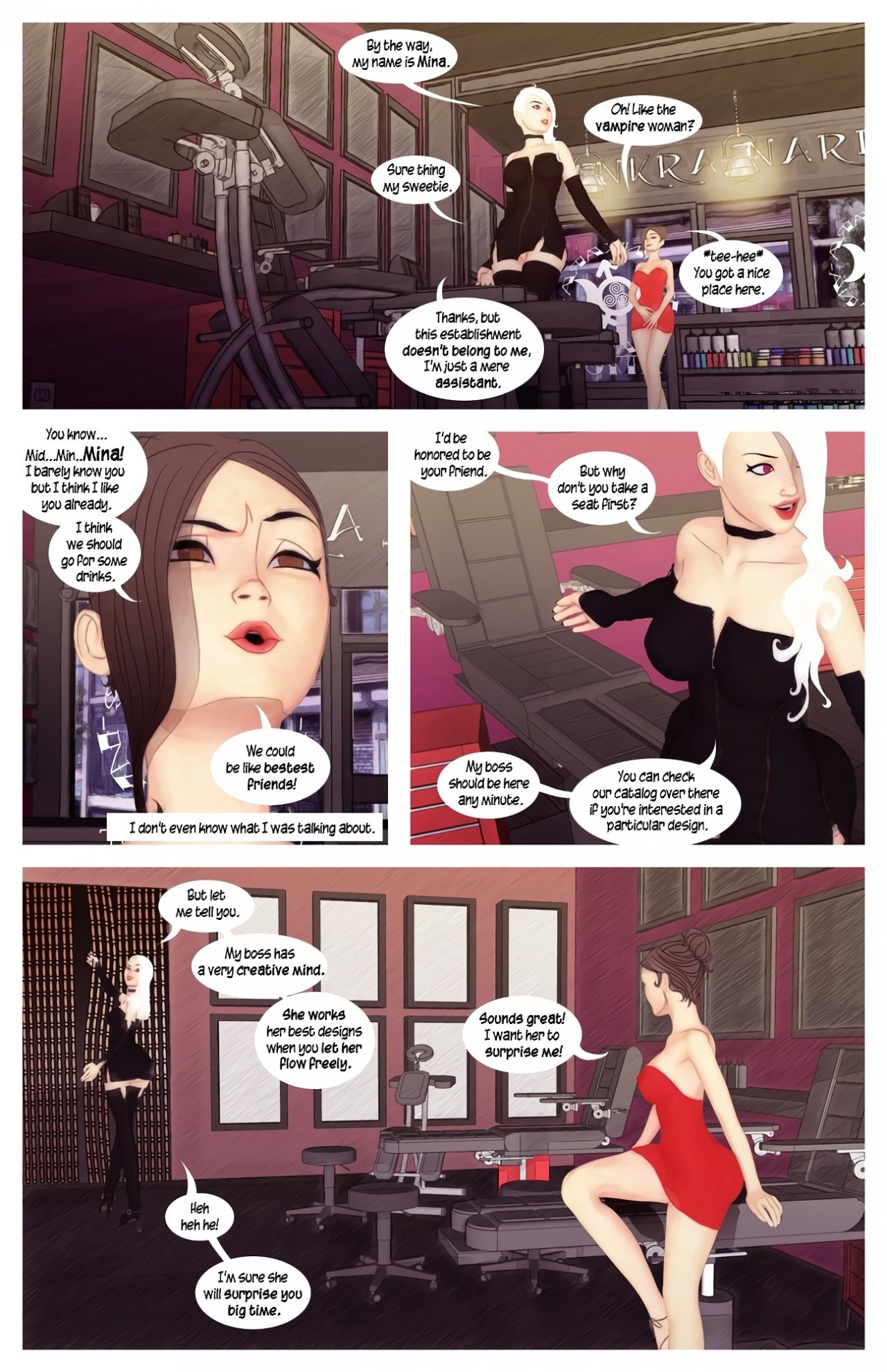 Futanari Ink porn comic picture 10