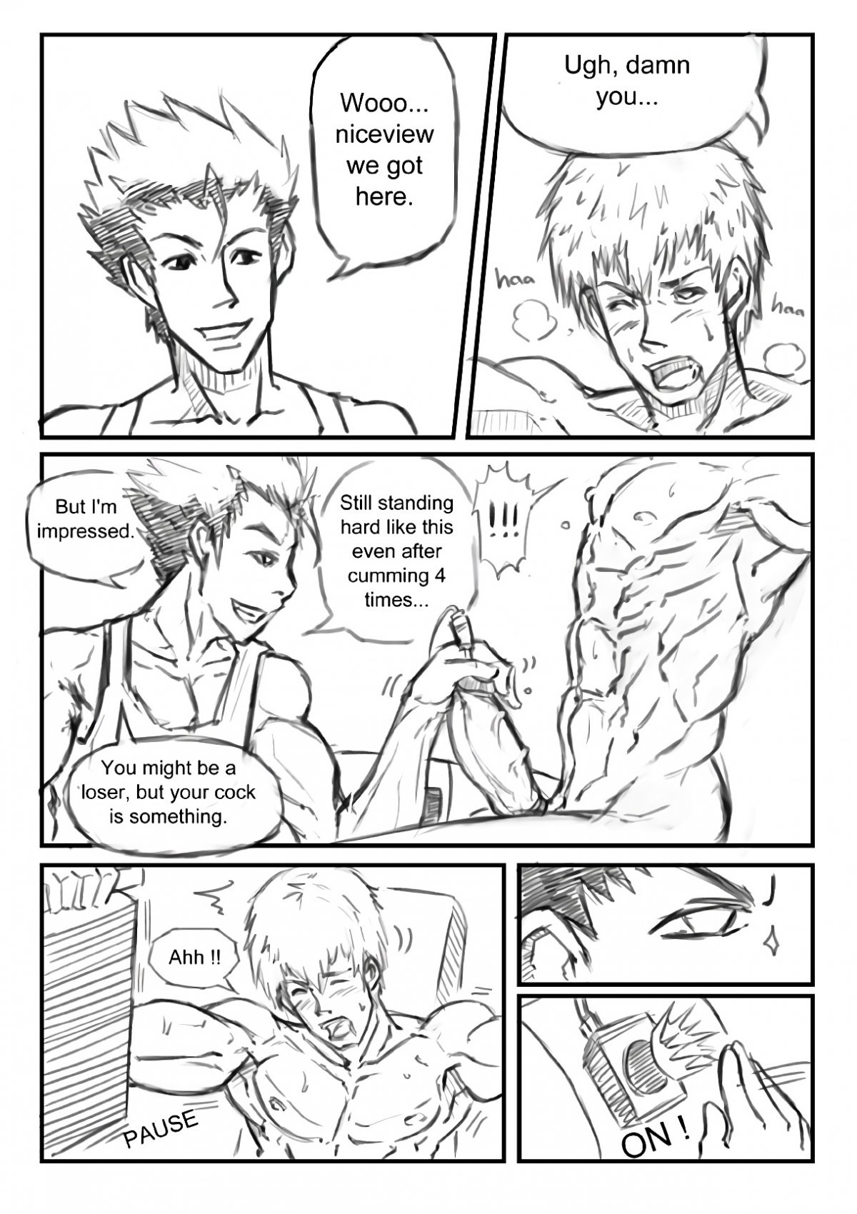 Gai's resistance training porn comic picture 2