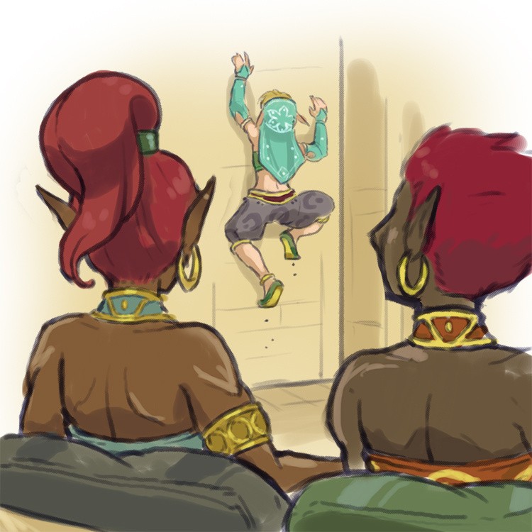 Gerudo Link porn comic picture 1