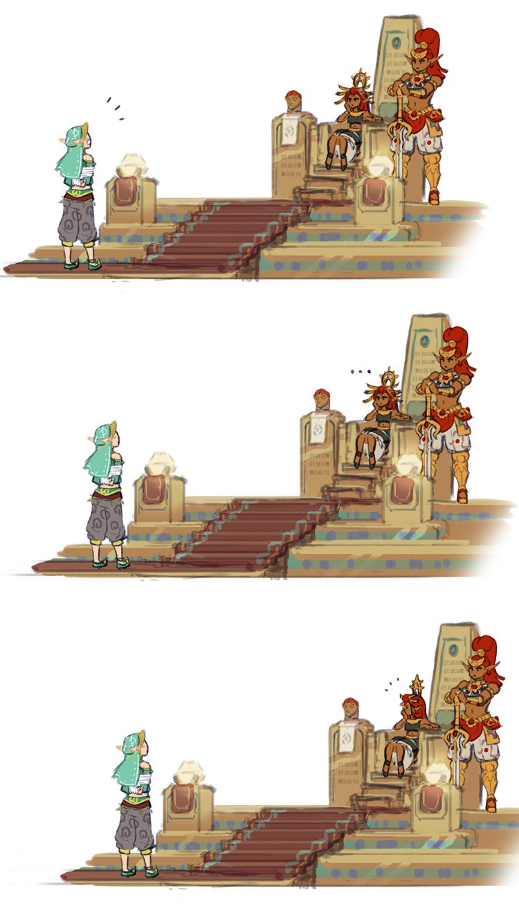Gerudo Link porn comic picture 4