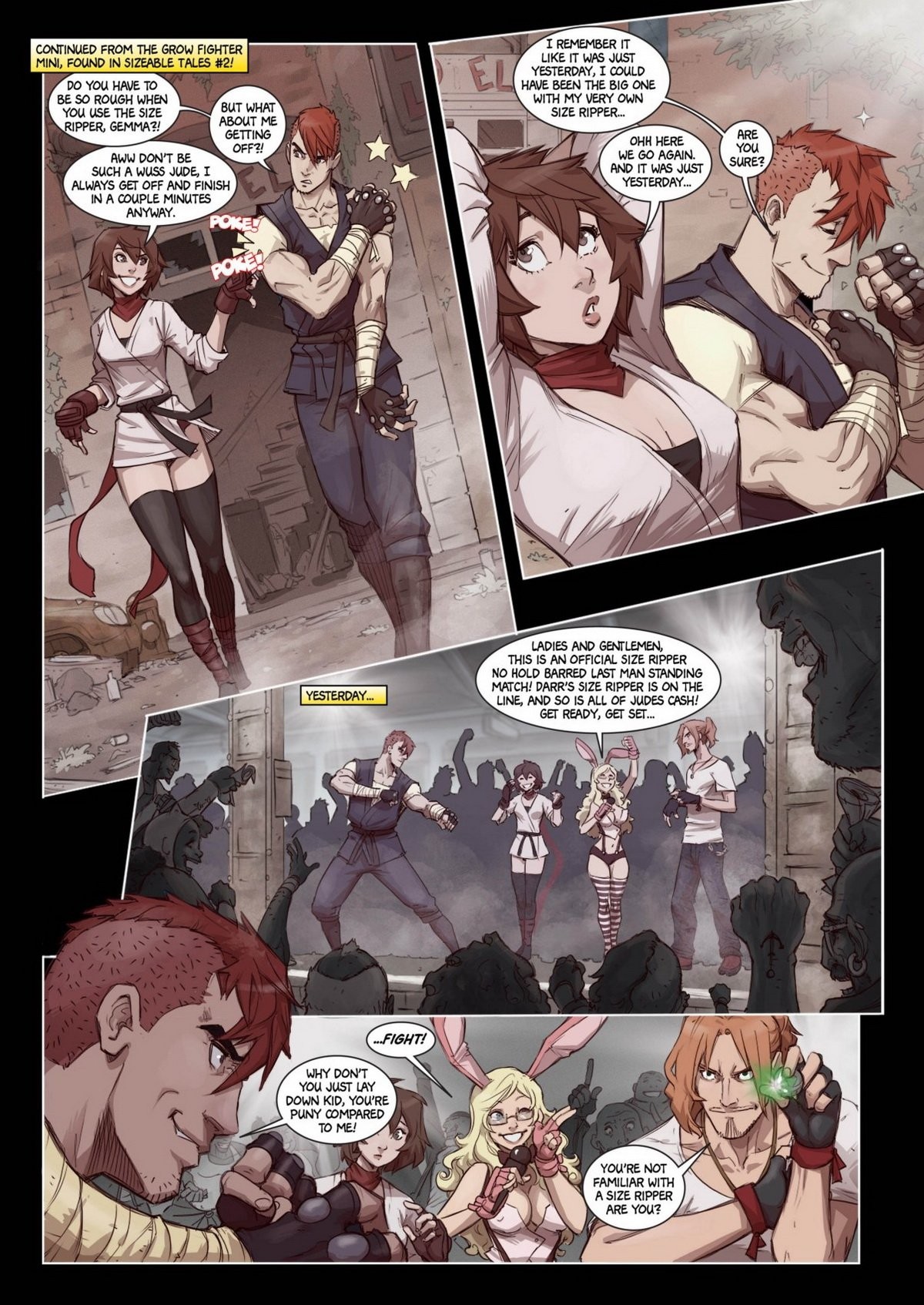 Growfighter One porn comic picture 3