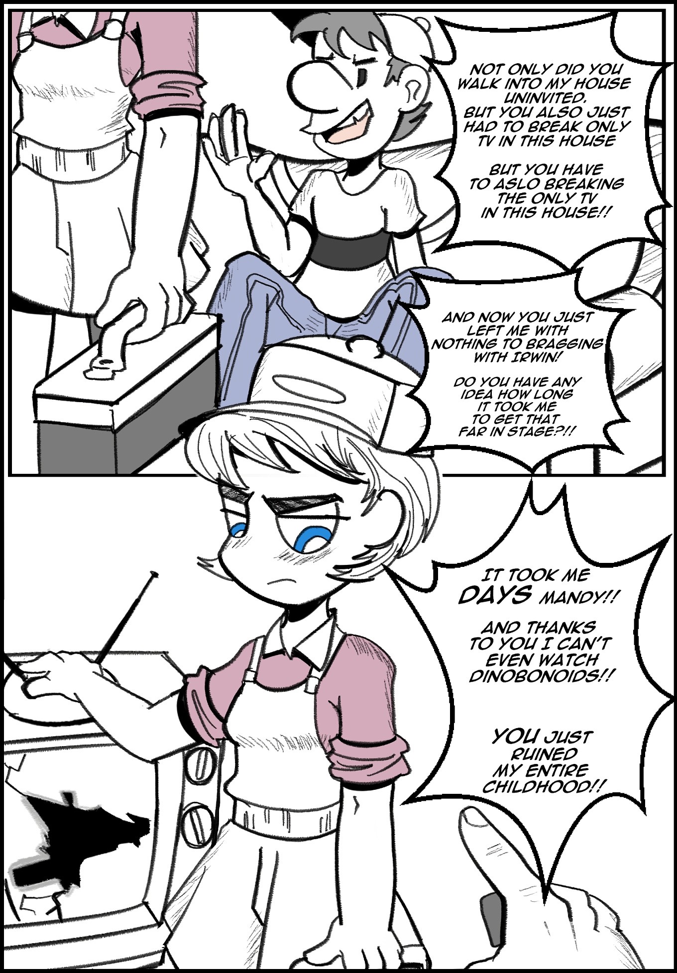 Handy Mandy porn comic picture 6