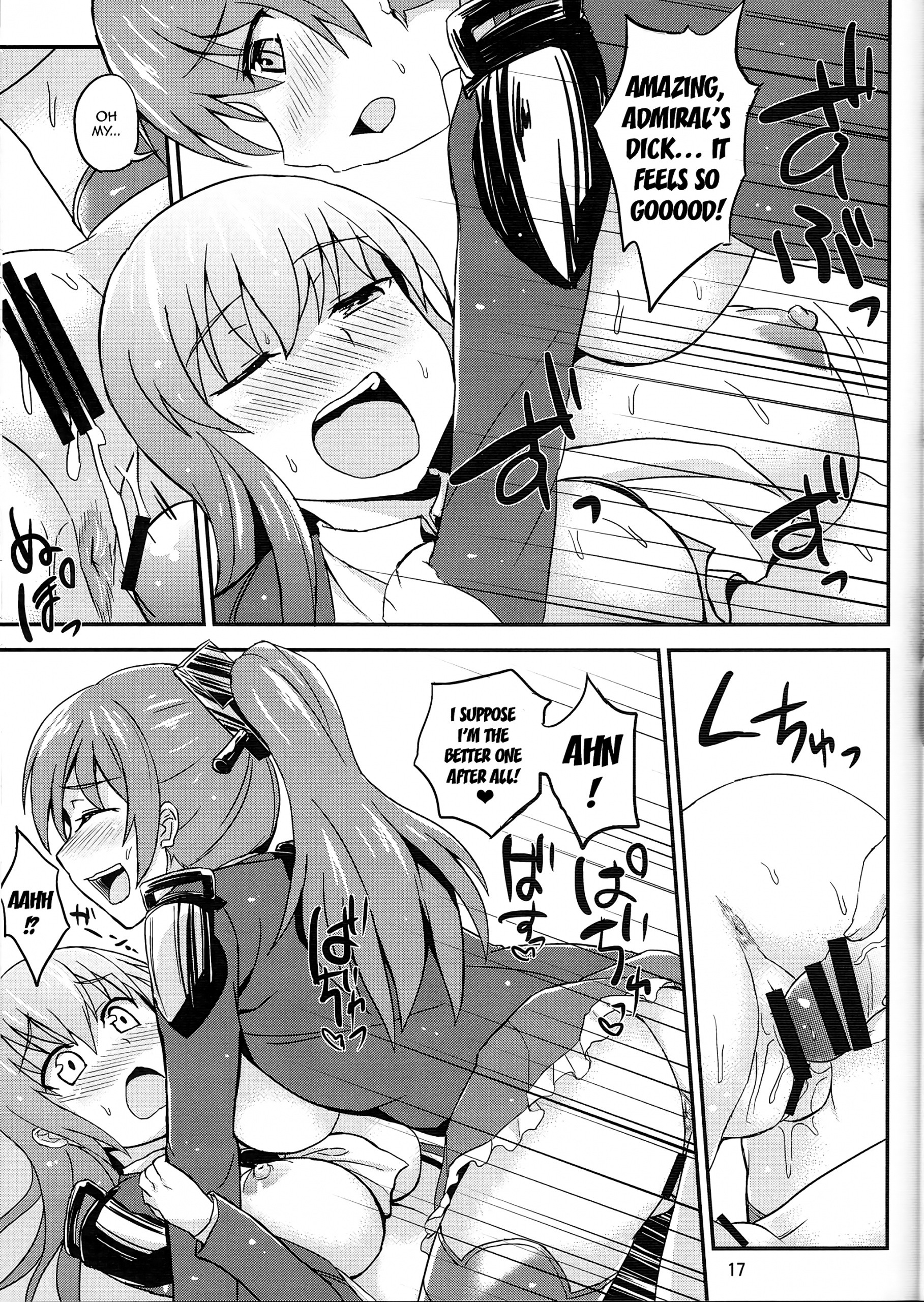 I Want to be Stuck Between Suzuya and Kumano! hentai manga picture 16