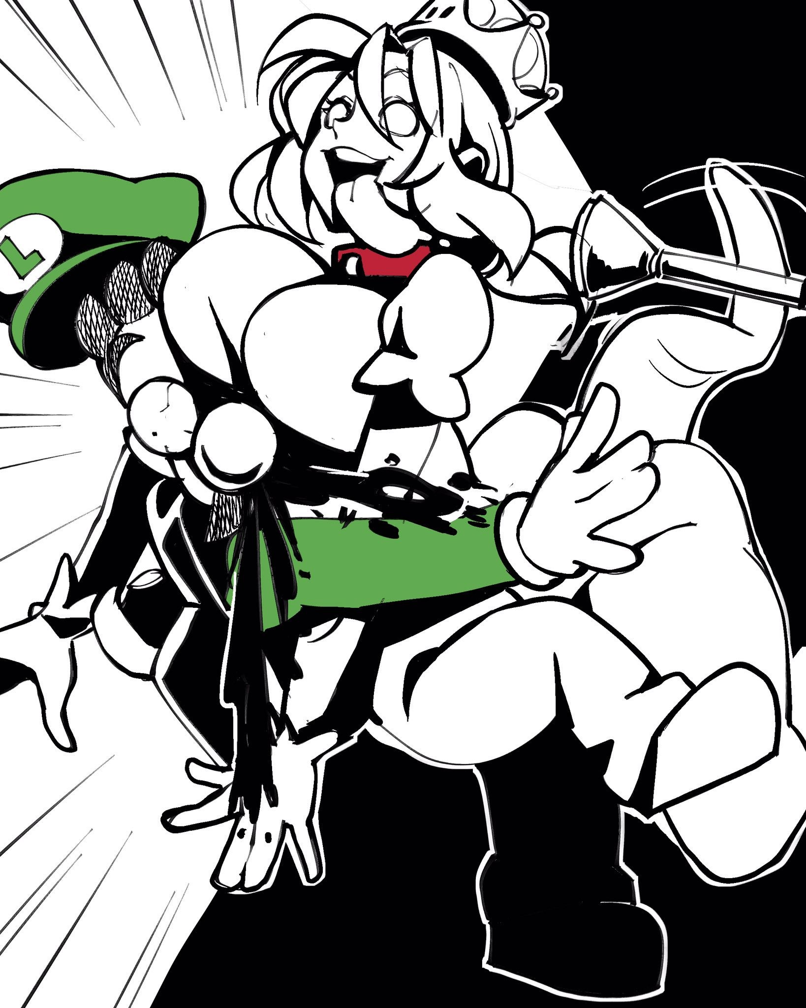 Inktober 2 - Luigi's Mansion hentai manga picture 13