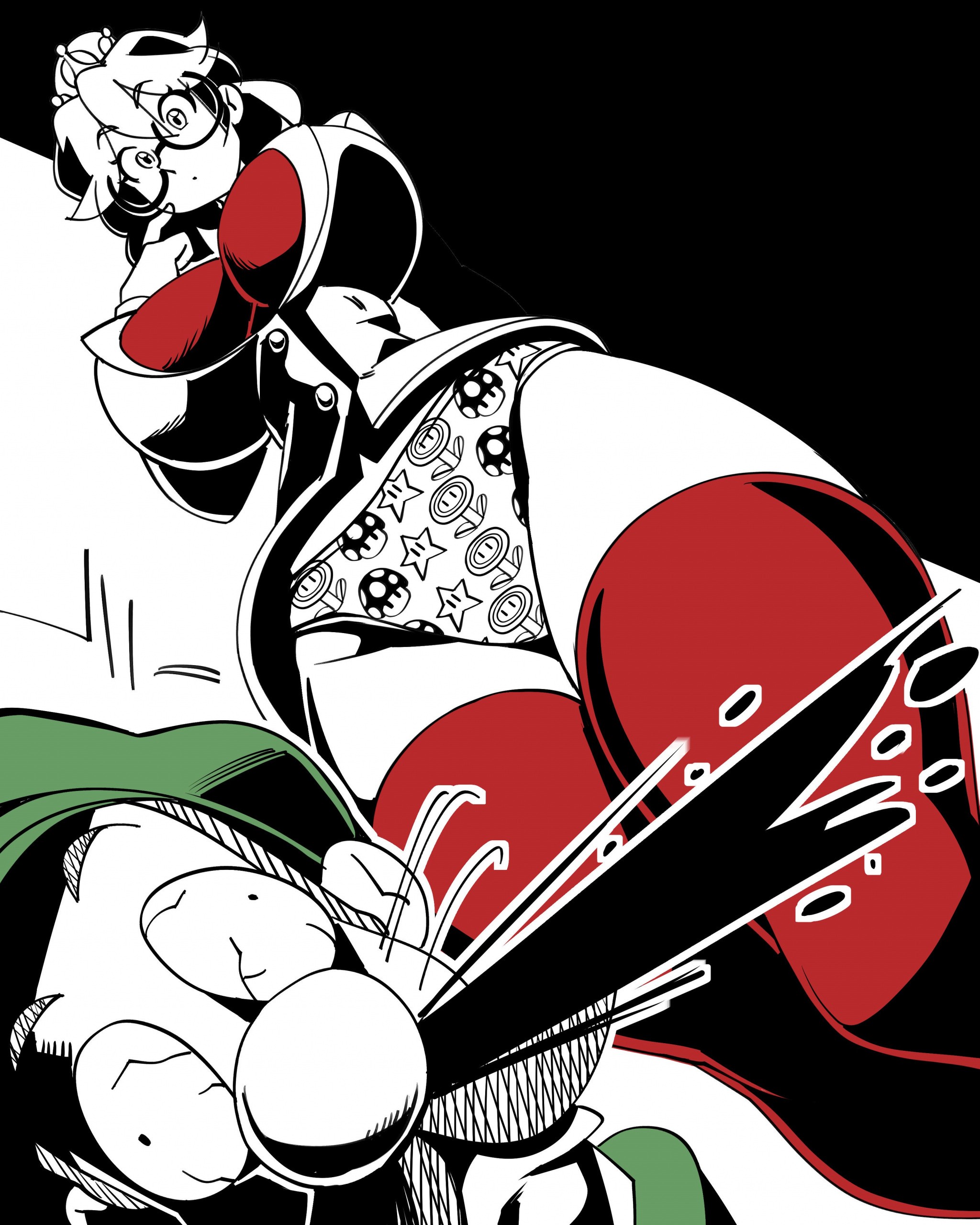 Inktober 2 - Luigi's Mansion hentai manga picture 41