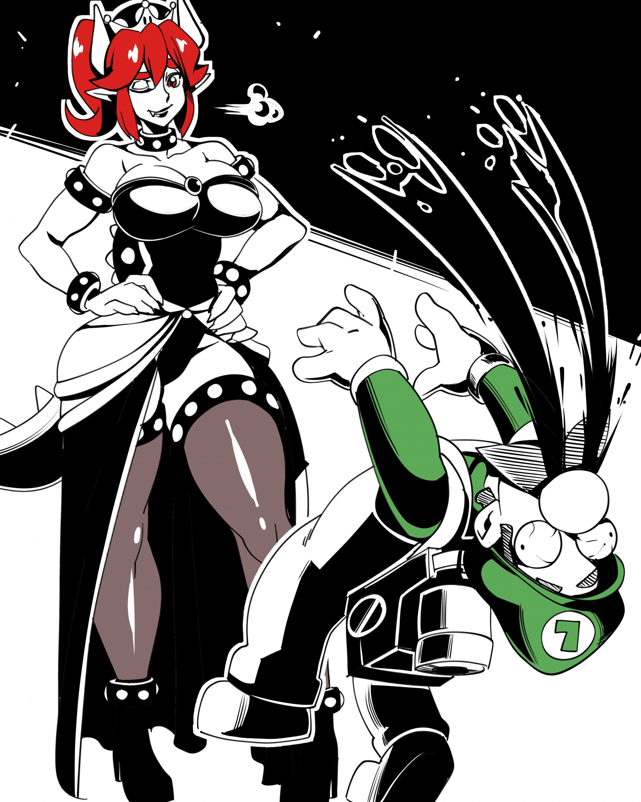 Inktober 2 - Luigi's Mansion hentai manga picture 48