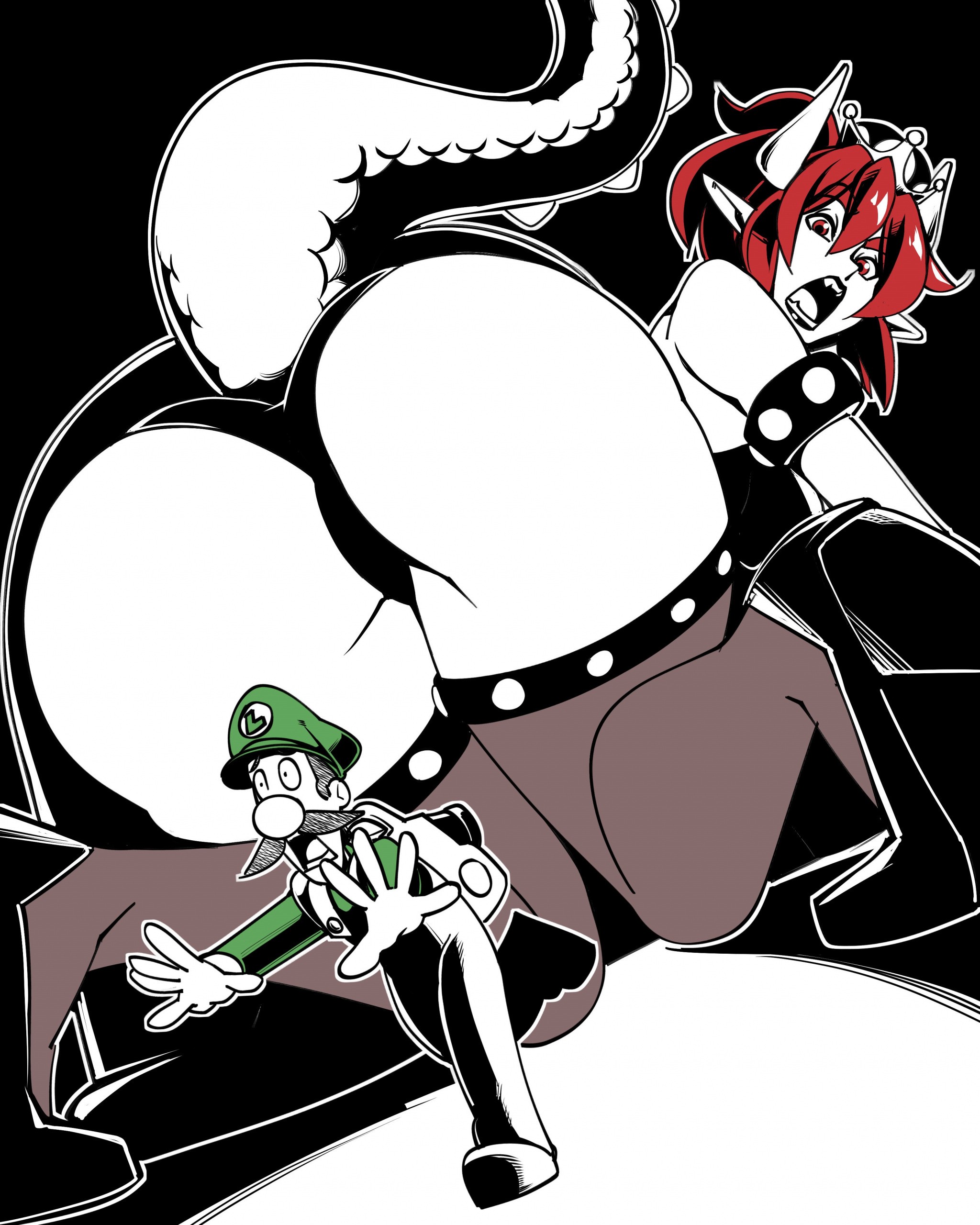 Inktober 2 - Luigi's Mansion hentai manga picture 56