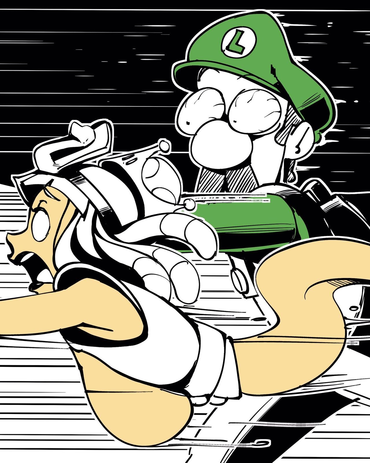 Inktober 2 - Luigi's Mansion hentai manga picture 61
