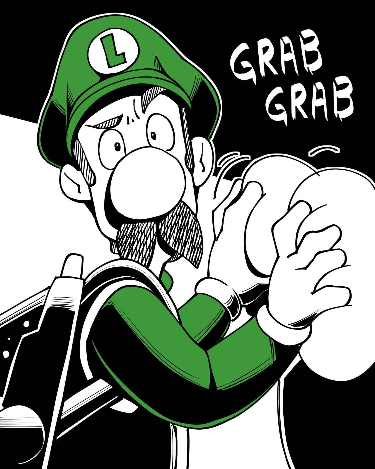 Inktober 2 - Luigi's Mansion hentai manga picture 65