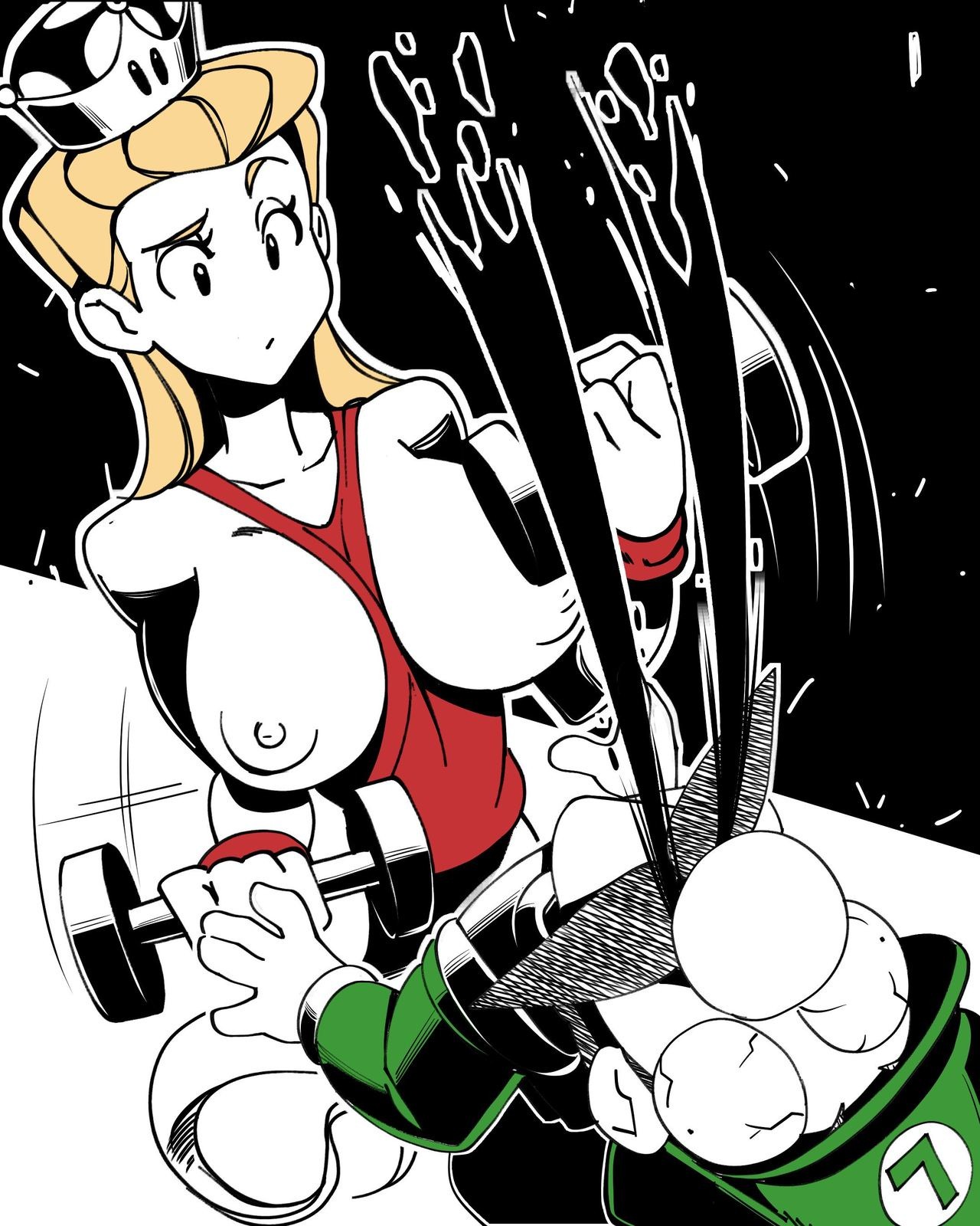 Inktober 2 - Luigi's Mansion hentai manga picture 70