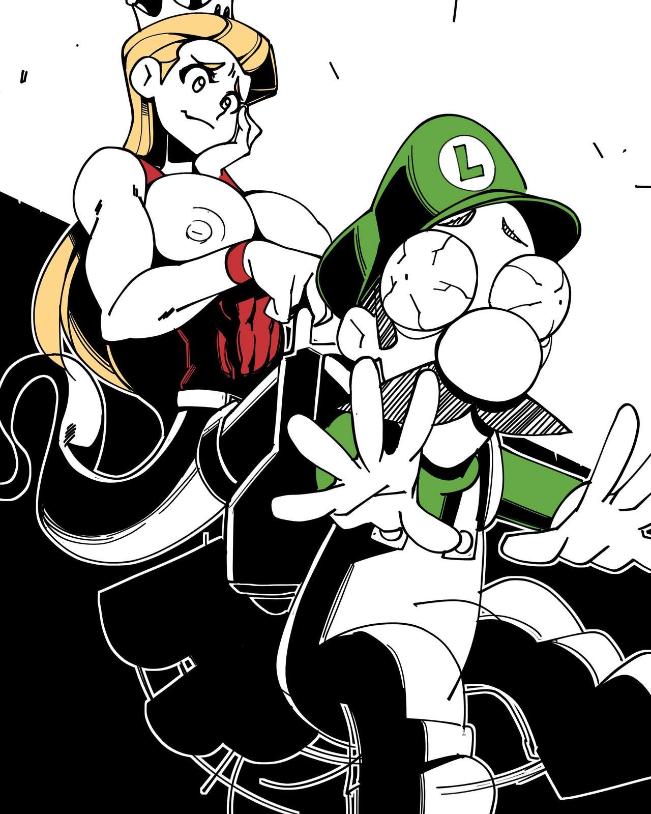 Inktober 2 - Luigi's Mansion hentai manga picture 71