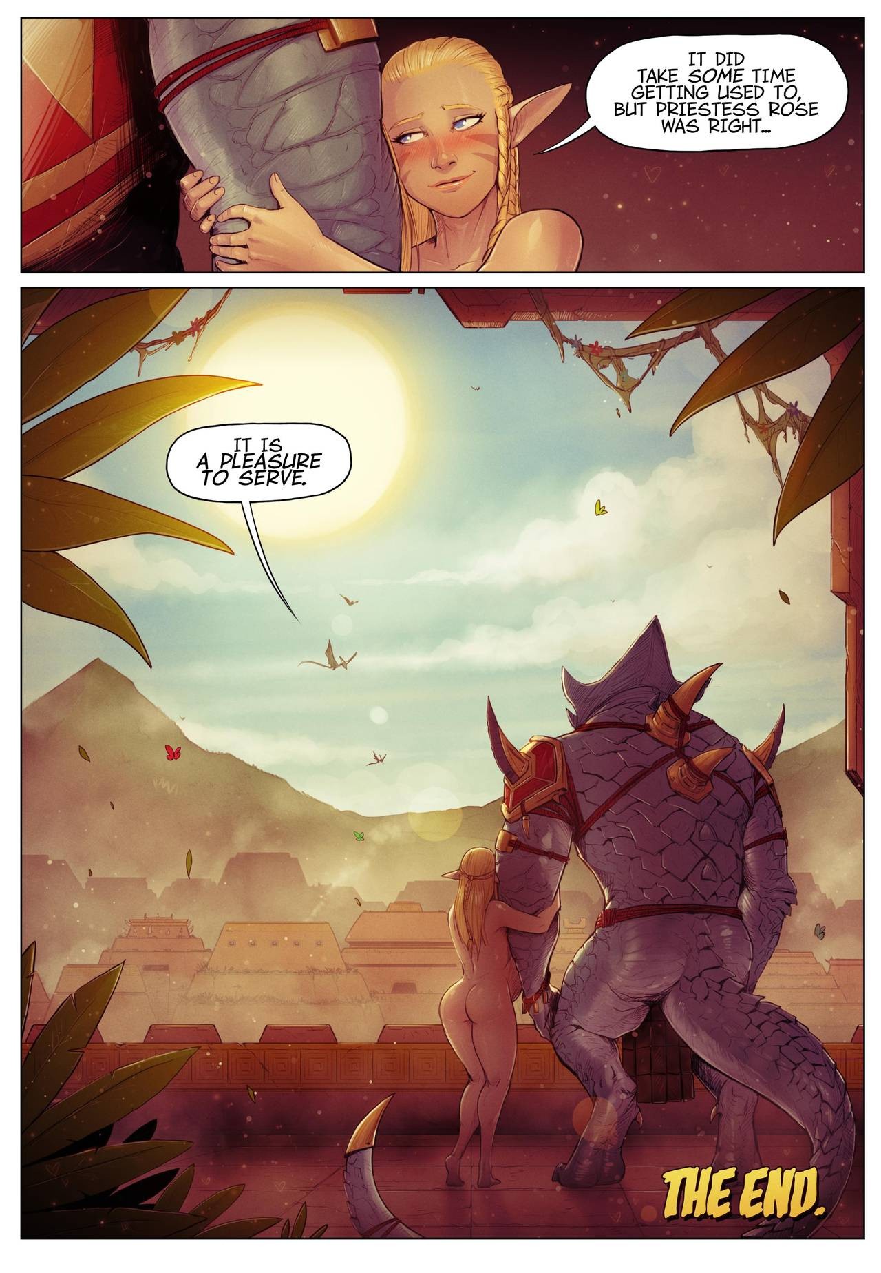 It's a Pleasure to Serve porn comic picture 28