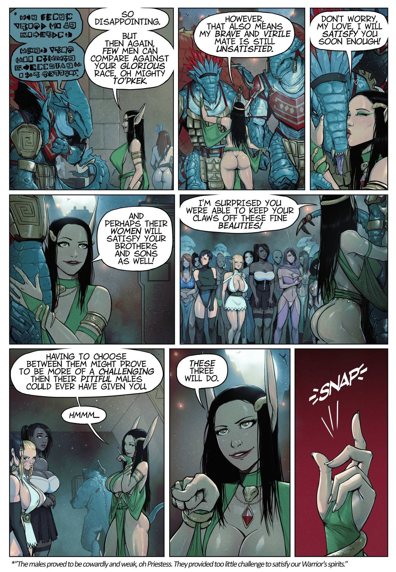 It's a Pleasure to Serve porn comic picture 9
