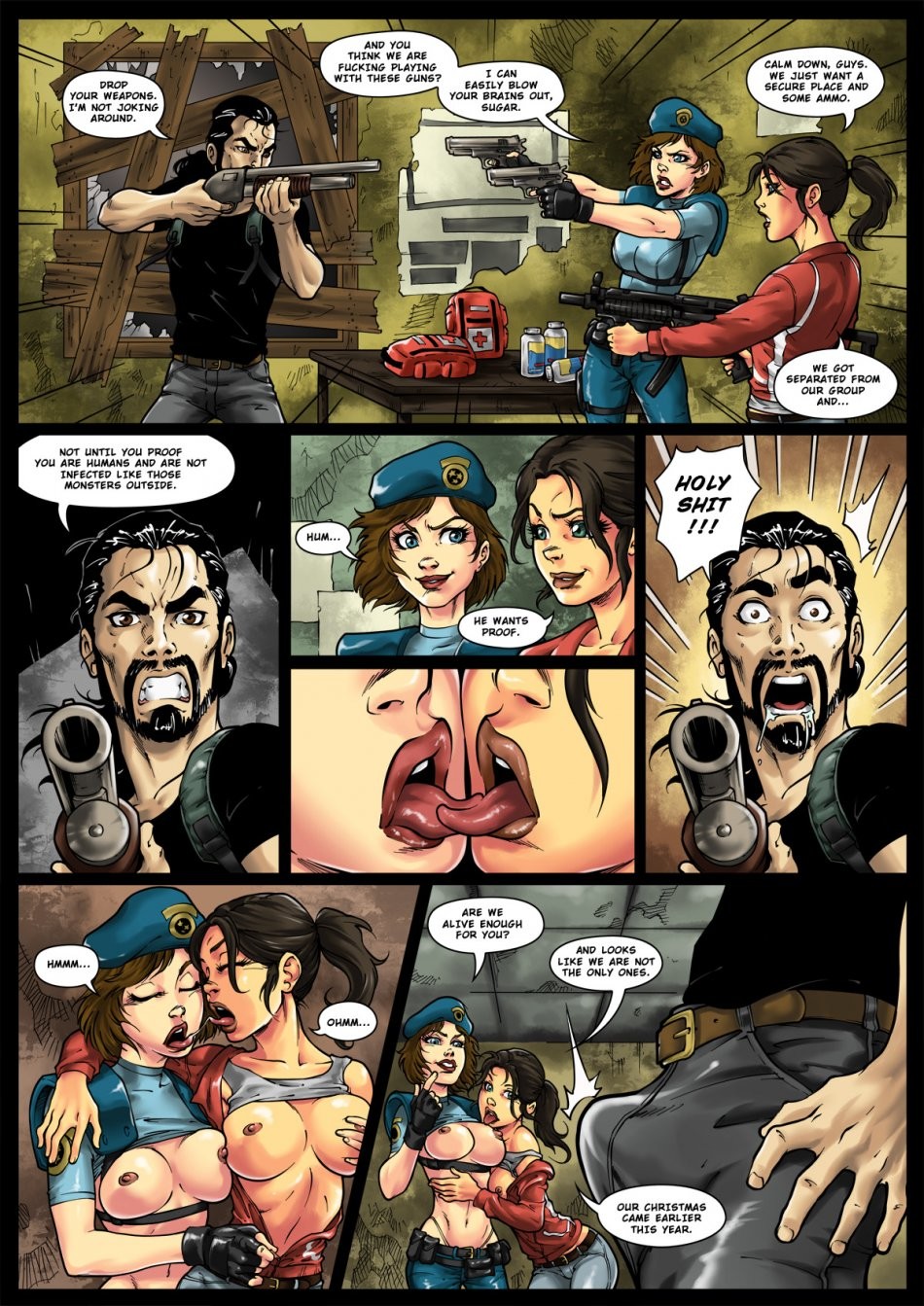 Jill VS Zoey porn comic picture 3