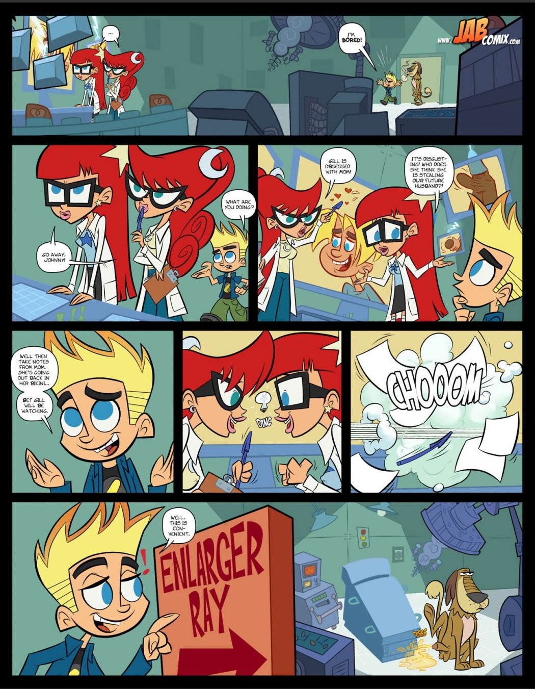 Johnny Testicles porn comic picture 3