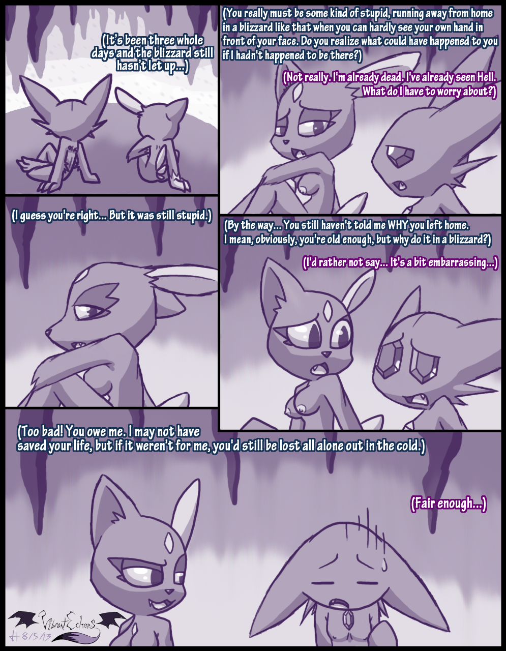 Keep Me Warm porn comic picture 1