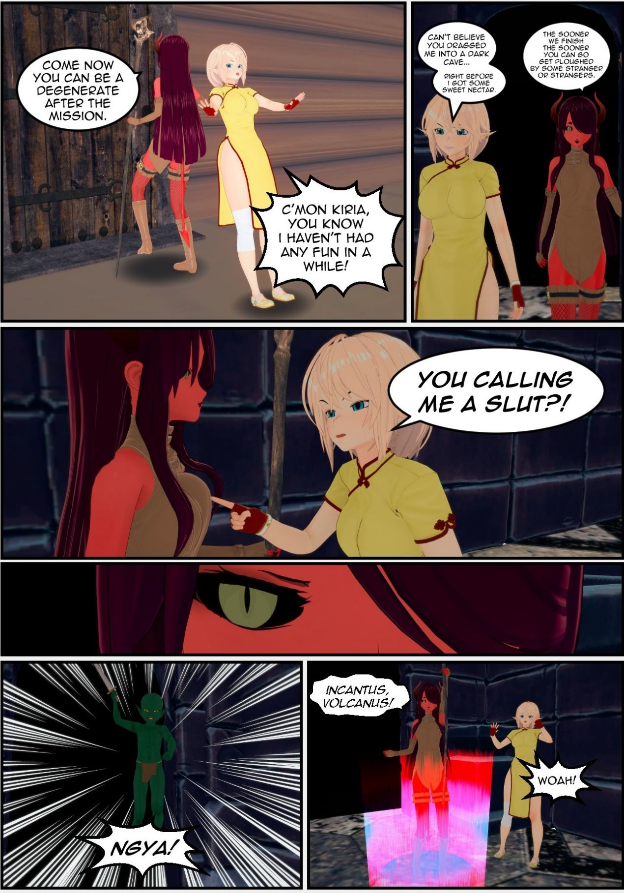 Kiria and Fenris' Adventures porn comic picture 3