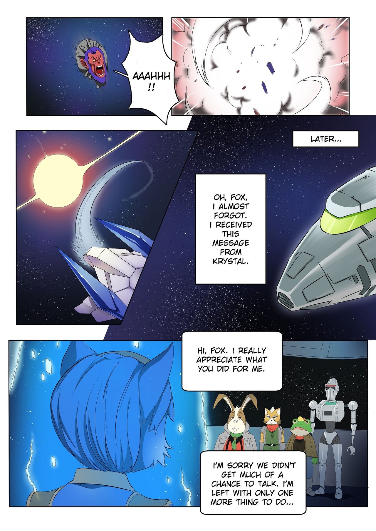 Krystal and Fox porn comic picture 6