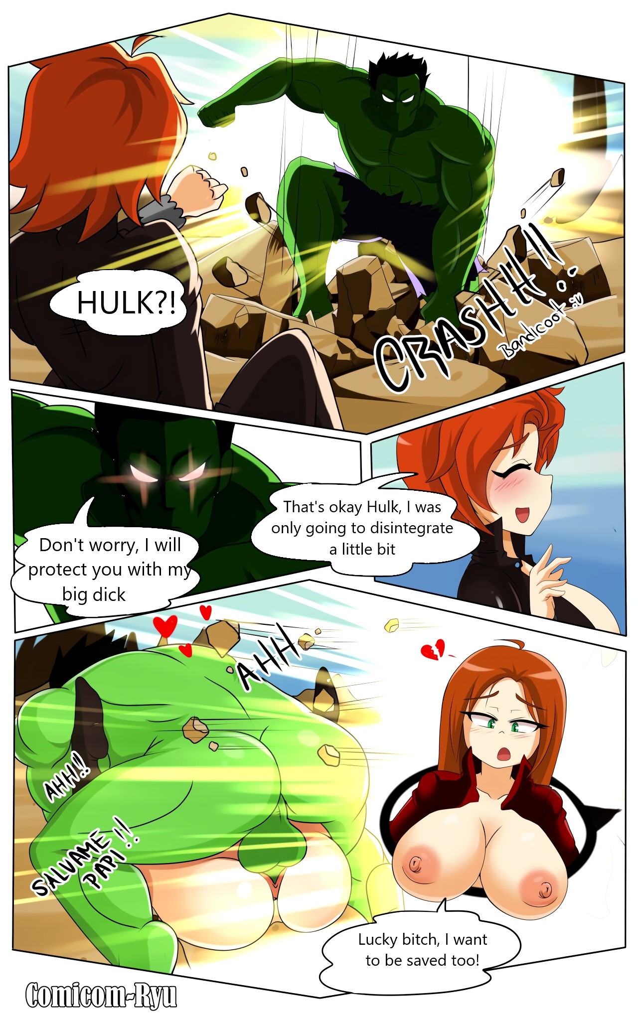Las Vengadoras porn comic picture 21
