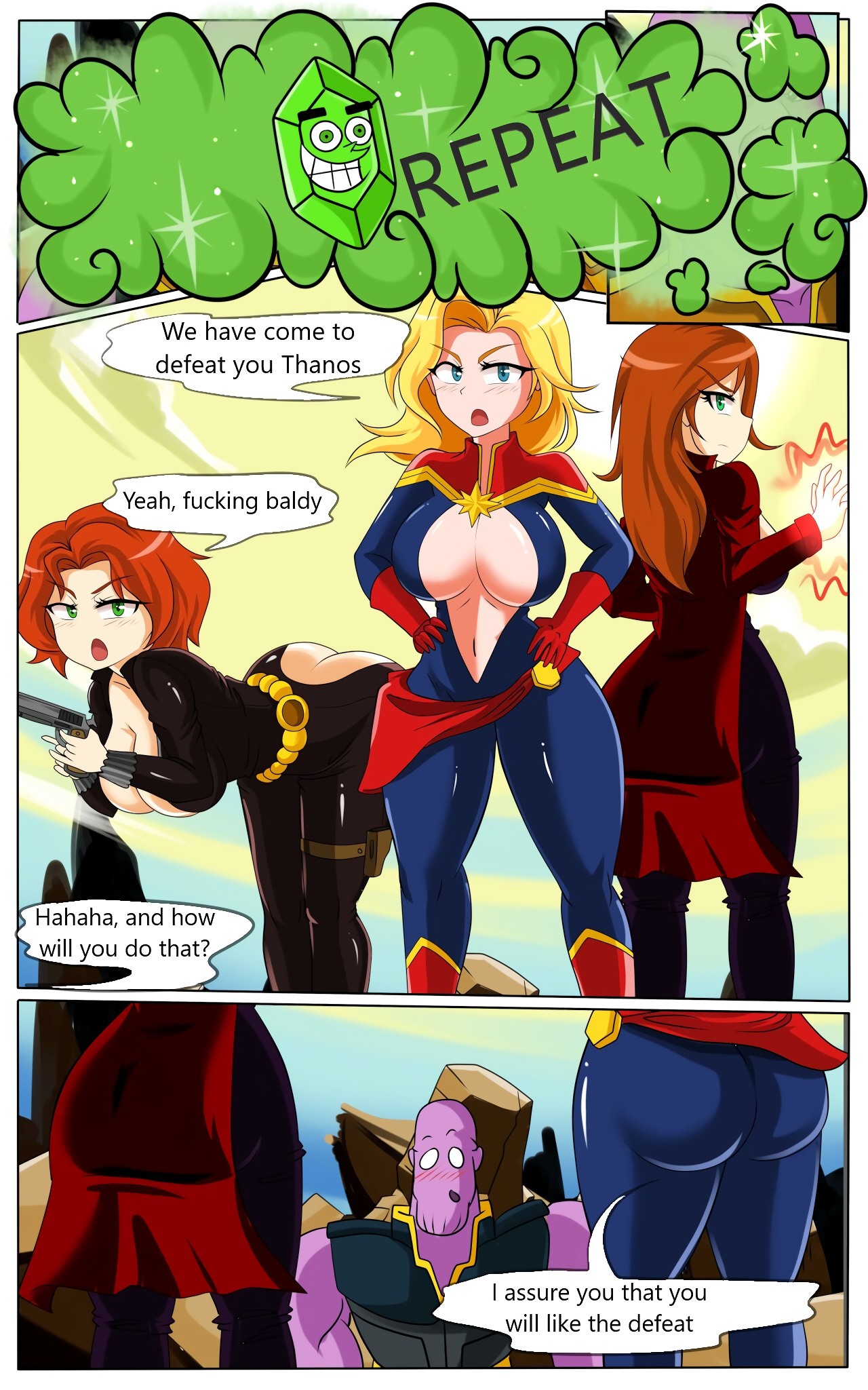 Las Vengadoras porn comic picture 5
