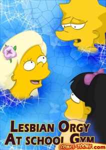 Lesbian orgy at school gym porn comic picture 1