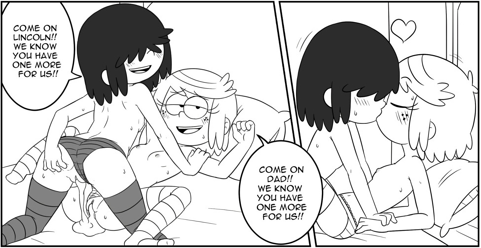 Lincoln x Lucy x Lupa porn comic picture 7
