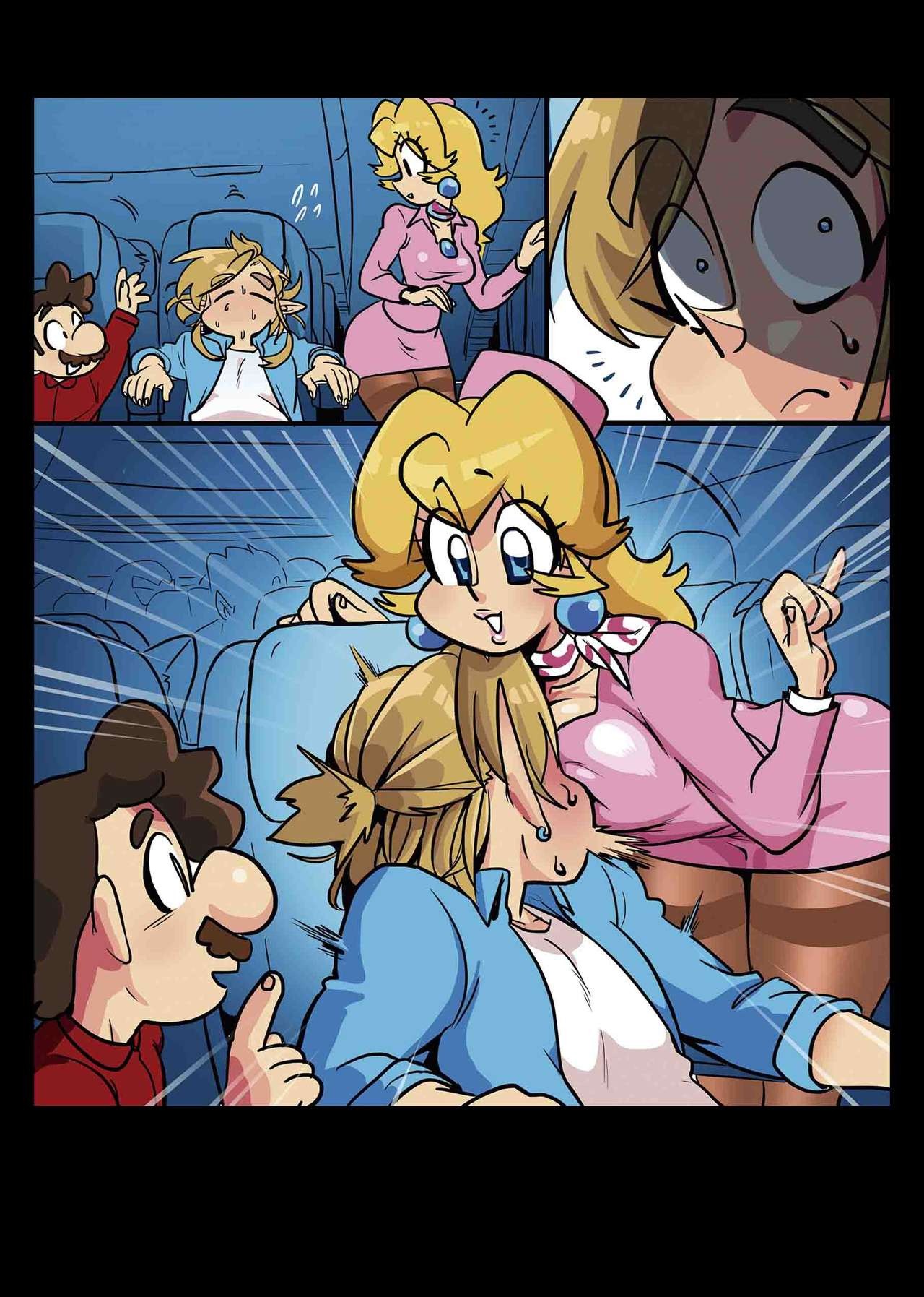 Link x Peach SunShine porn comic picture 3