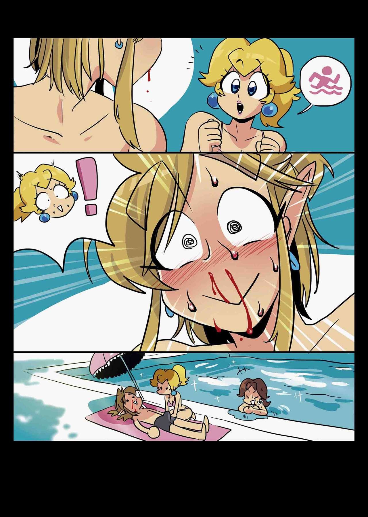 Link x Peach SunShine porn comic picture 7