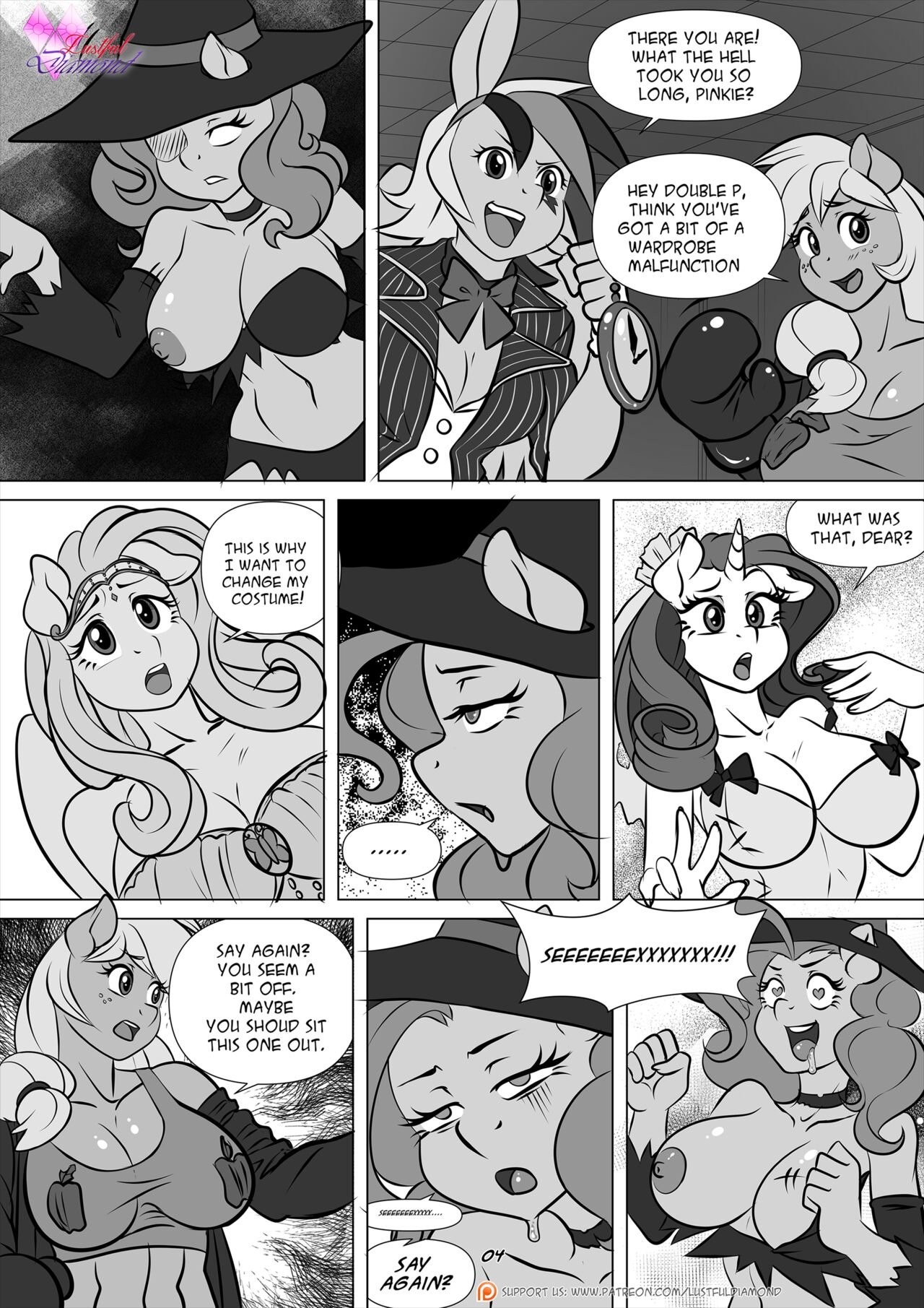 Lustful Diamond - Night of the Living Sex porn comic picture 5