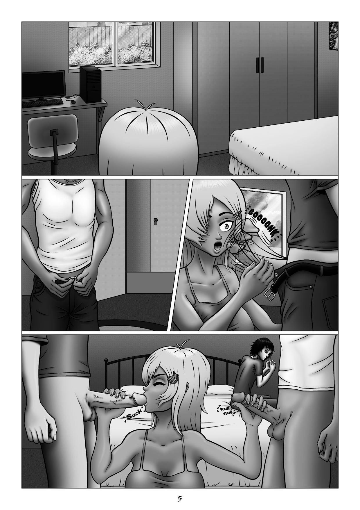 Meeting Melinna porn comic picture 7