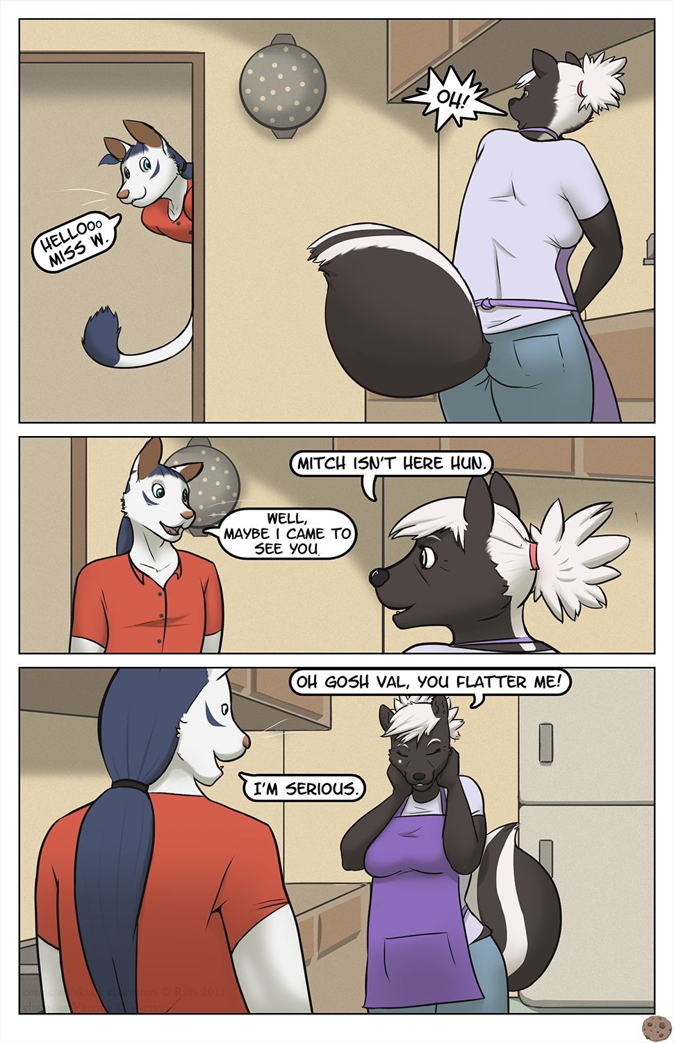 Milf and Cookies porn comic picture 3