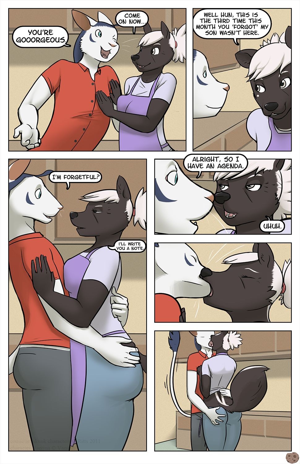 Milf and Cookies porn comic picture 4