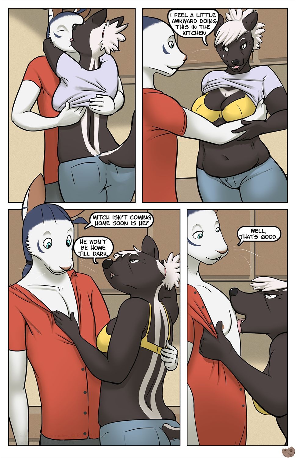 Milf and Cookies porn comic picture 5