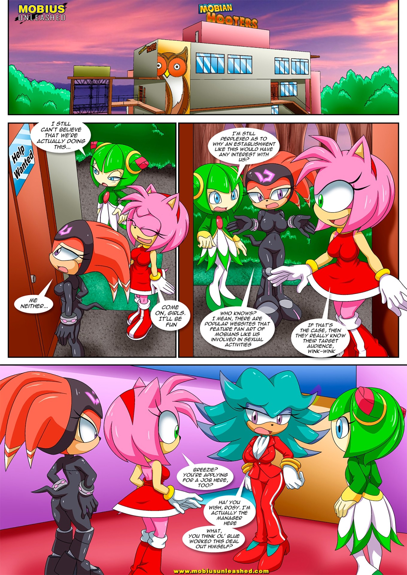Mobian Hooters porn comic picture 2