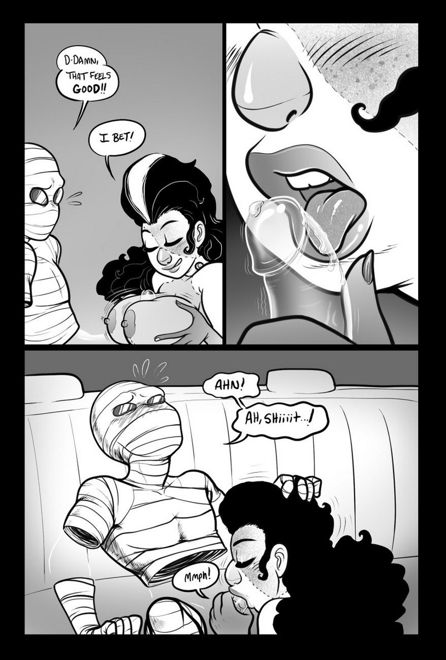 Mr Invisible & The Bride Of Frankenstein porn comic picture 7