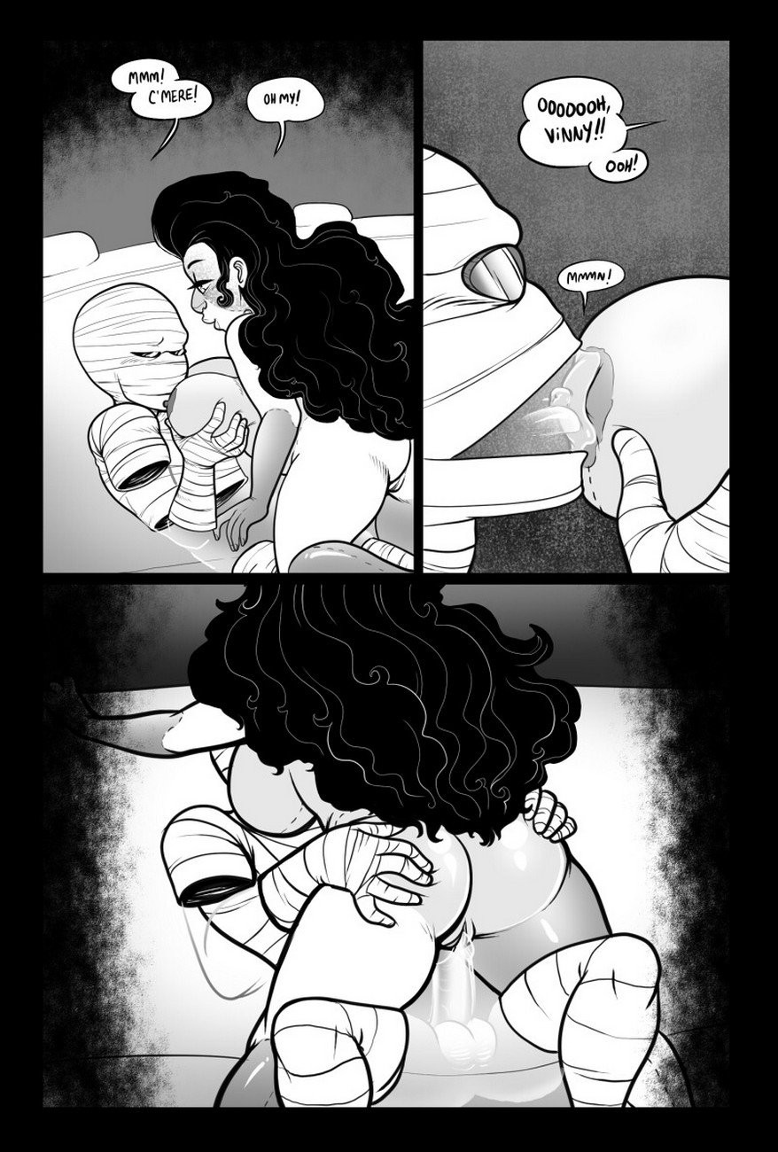 Mr Invisible & The Bride Of Frankenstein porn comic picture 8