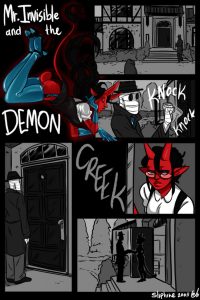 Mr Invisible & The Demon porn comic picture 1