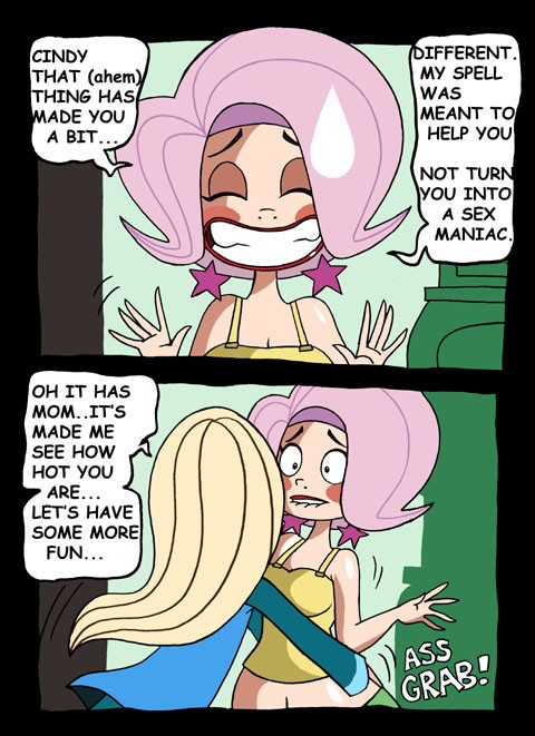 Naughty Spell porn comic picture 3